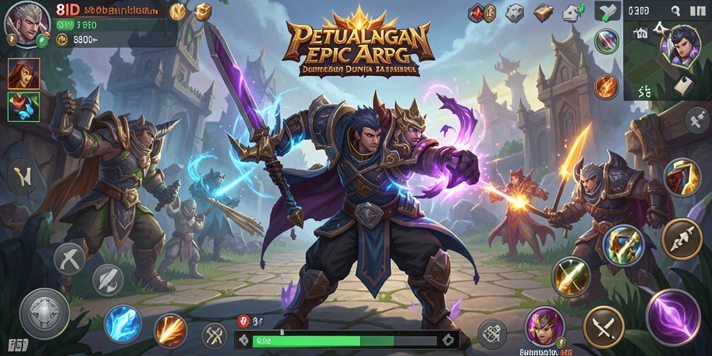 Tampilan gameplay ARPG yang menakjubkan dalam 8ID.