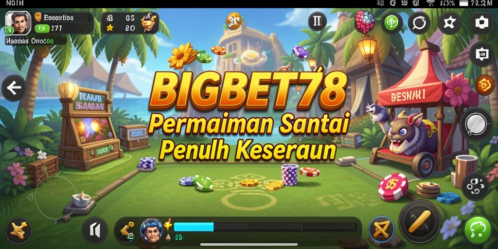 Tampilan gameplay seru dan penuh warna dari BIGBET78.