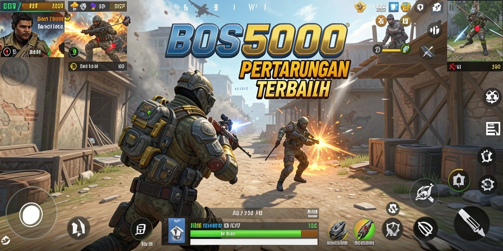 Tampilan menarik dari gameplay BOS5000 yang mengasyikkan.