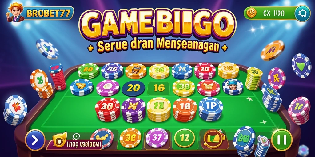 Tampilan gameplay seru di BROBET77, menampilkan keseruan Bingo.