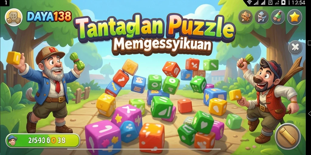 Screenshot gameplay DAYA138 menampilkan tantangan Puzzle yang menarik.