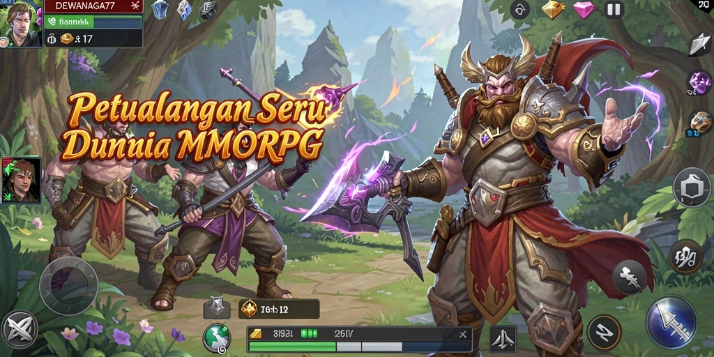 Gameplay seru dan penuh aksi di DEWANAGA77.