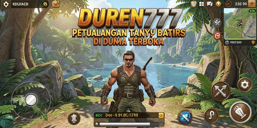Tampilan gameplay DUREN777 yang menakjubkan dan interaktif di dunia terbuka.