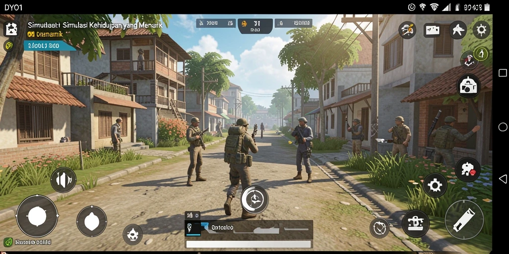 Tangkapan layar DYO1 menunjukkan pengalaman gameplay yang imersif dan menarik.