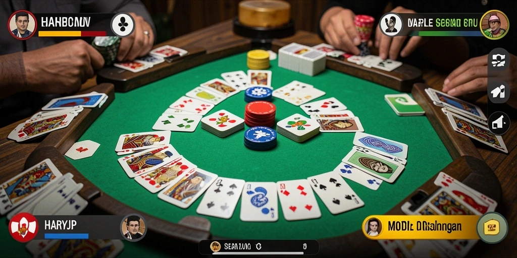 Tampilan gameplay seru dari HARAPJP dengan pemain aktif.