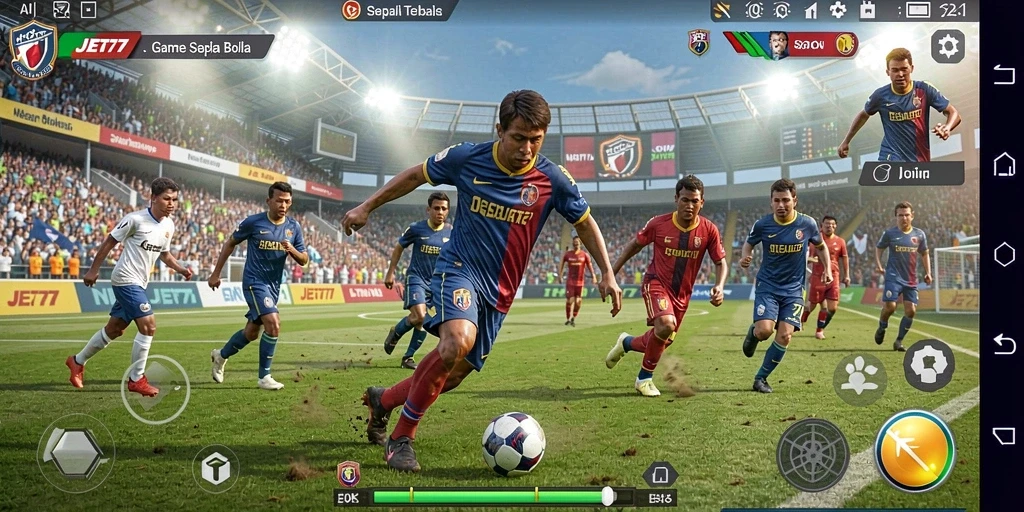 Screenshot menarik menunjukkan gameplay JET77 yang intens dan mengasyikkan.