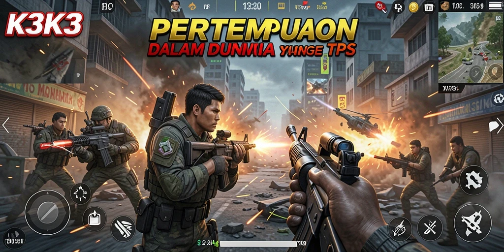 Gameplay K3K3: pertempuran seru dalam dunia TPS.