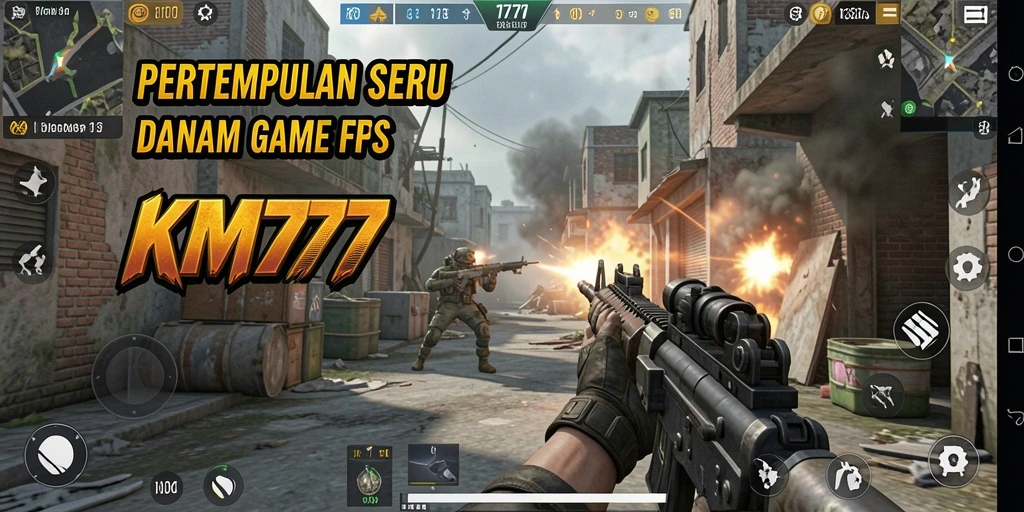 Gameplay intens KM777 dengan aksi tembak-menembak yang mendebarkan.