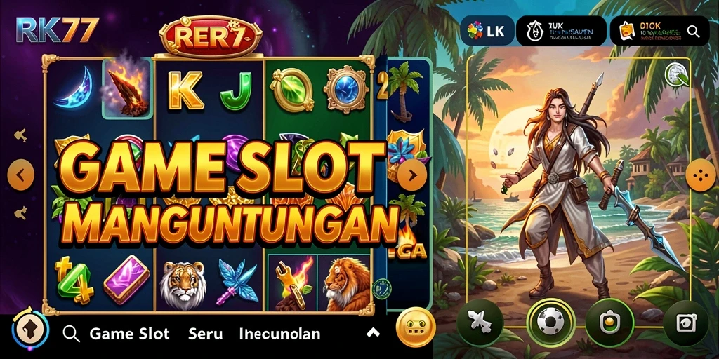Tampilan gameplay Slot yang menawan di RK77.
