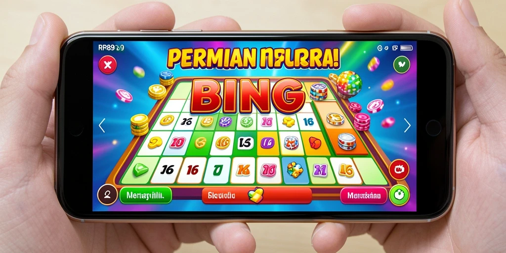 Tampilan gameplay Bingo yang mendebarkan di RR89.