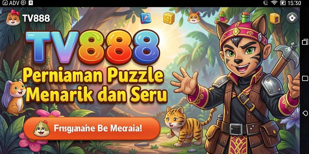 Tampilan gameplay TV888 yang menantang dan menarik.