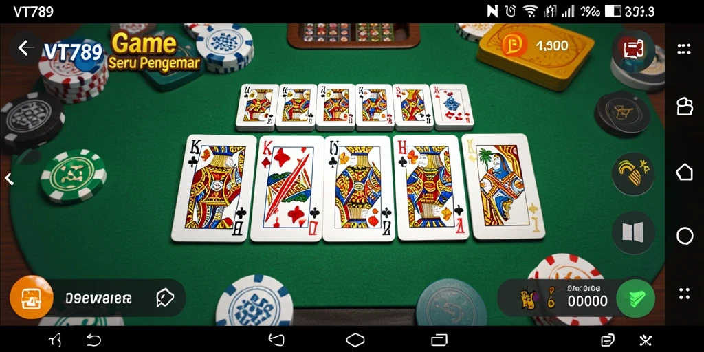 Tampilan gameplay VT789 yang seru di permainan Domino.